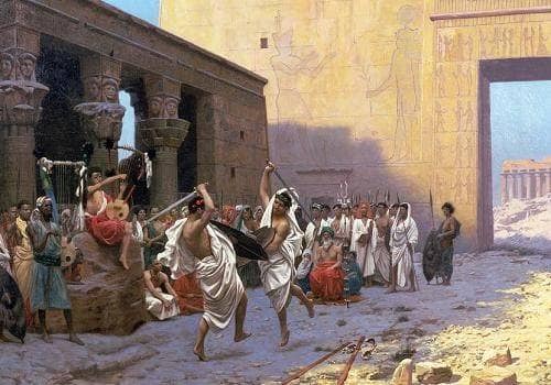 The Sword Dance by Jean-Leon Gerome — Oil Painting Reproduction