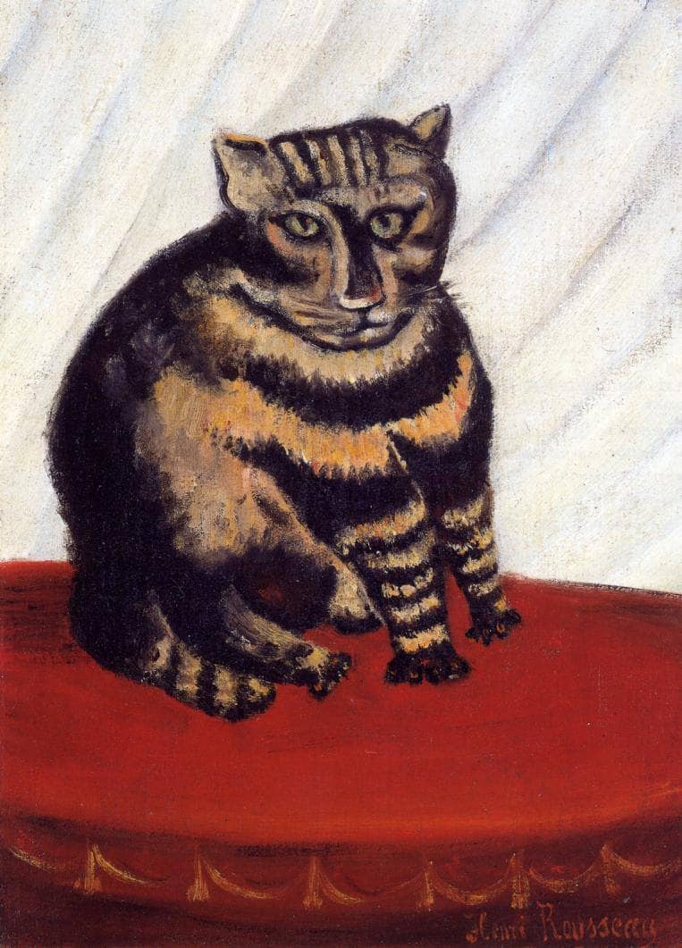 The Tabby by Henri Rousseau — Oil Painting Reproduction