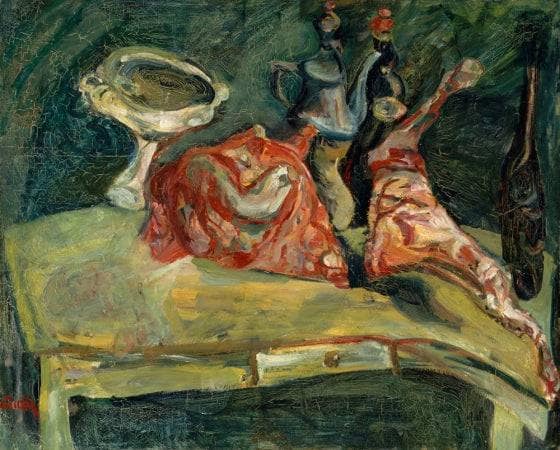 The Table by Chaim Soutine — Oil Painting Reproduction