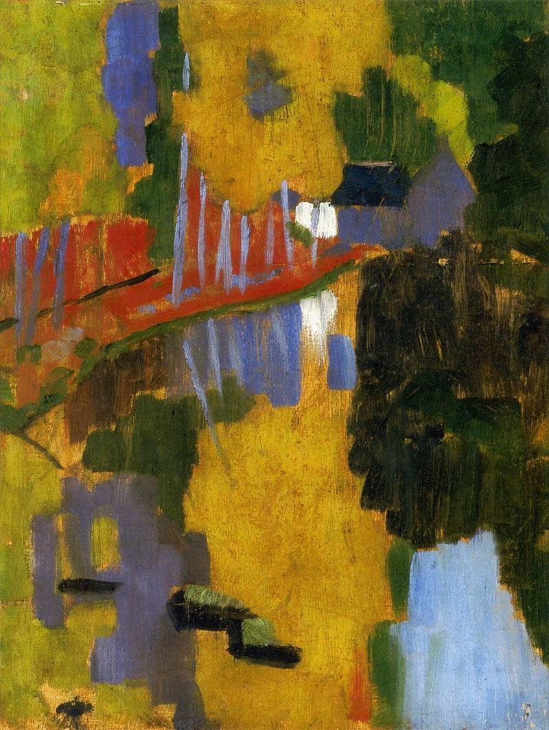 The Talisman: The Aven River at the Bois d'Amour by Paul Serusier — Oil Painting Reproduction