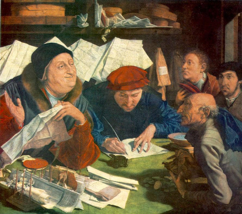 The Tax Collector by Marinus van Reymerswaele — Oil Painting Reproduction