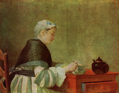 The Tea Drinker in bedroom