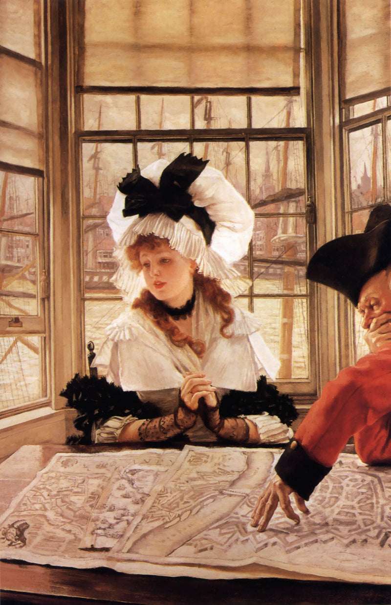 The Tedious Story by James Tissot — Oil Painting Reproduction