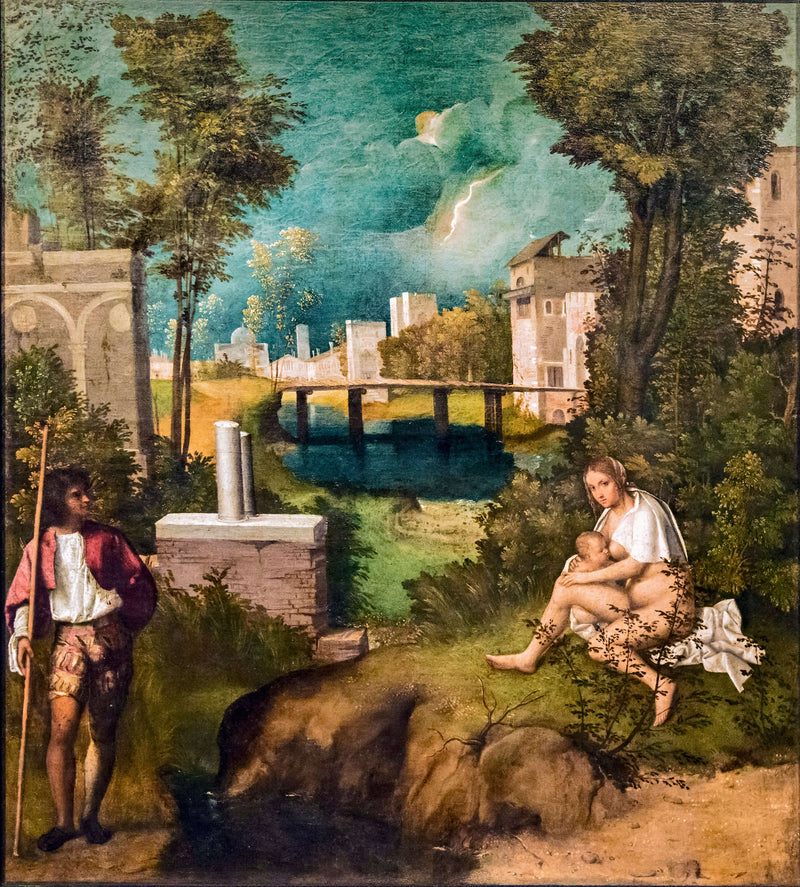 The Tempest by Giorgione — Oil Painting Reproduction