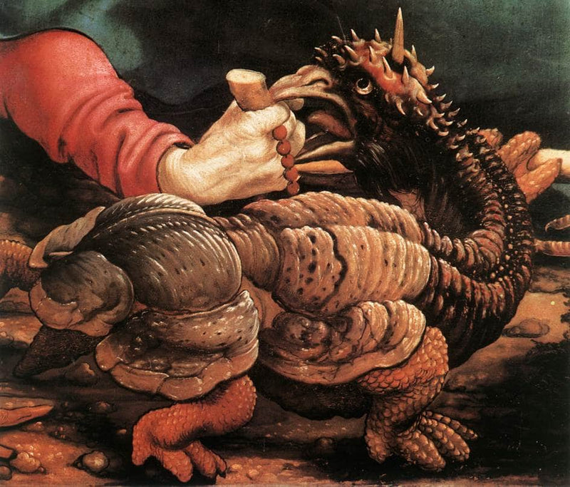 The Temptation of St. Anthony (detail) by Matthias Grünewald — Oil Painting Reproduction