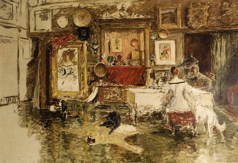 The Tenth Street Studio by William Merritt Chase — Oil Painting Reproduction