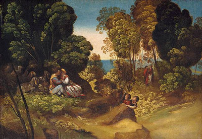 The Three Ages of Man in living room