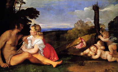 The Three Ages of Man in dining room