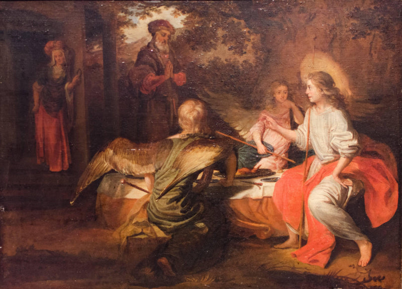 The three angels at Abraham's by Barent Fabritius — Oil Painting Reproduction