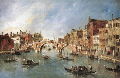 The Three Arched Bridge at Cannaregio in home office