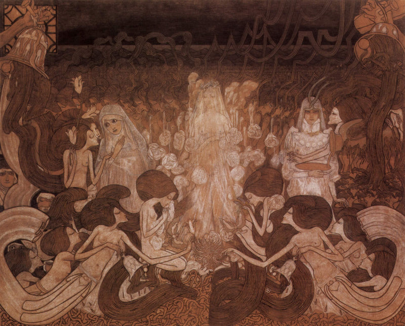 The Three Brides by Jan Toorop — Oil Painting Reproduction