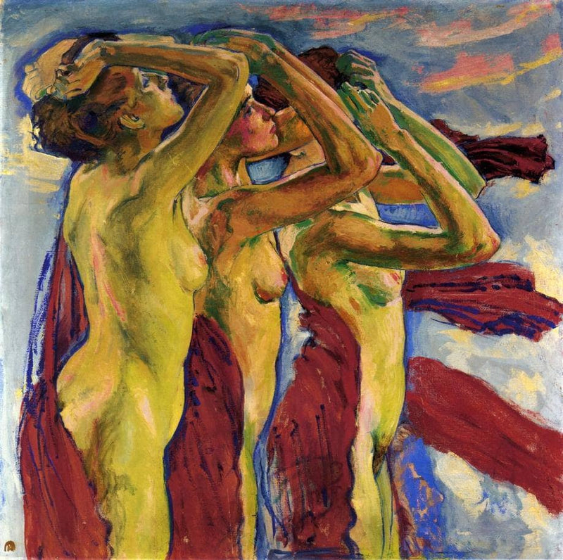 The Three Graces by Koloman Moser — Oil Painting Reproduction