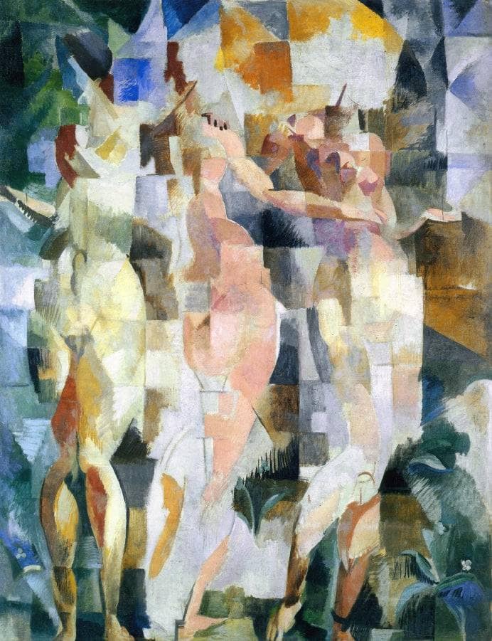 The Three Graces by Robert Delaunay — Oil Painting Reproduction