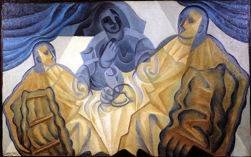 The Three Masks by Juan Gris — Oil Painting Reproduction