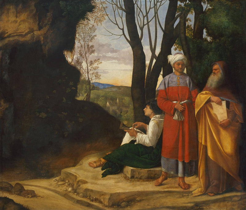 The Three Philosophers by Giorgione — Oil Painting Reproduction