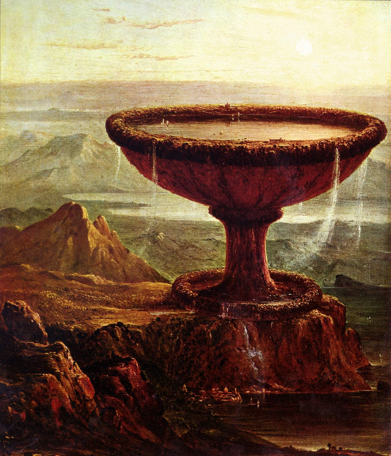 The Titan`s Goblet by Thomas Cole — Oil Painting Reproduction