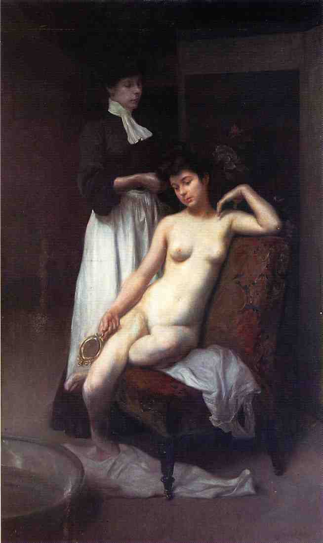 The Toilet by Julius LeBlanc Stewart — Oil Painting Reproduction