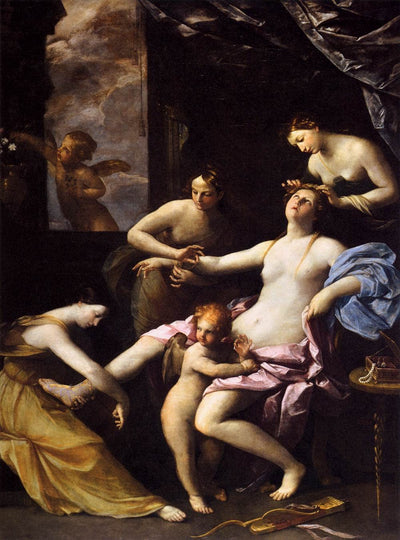 The Toilet of Venus in modern living room