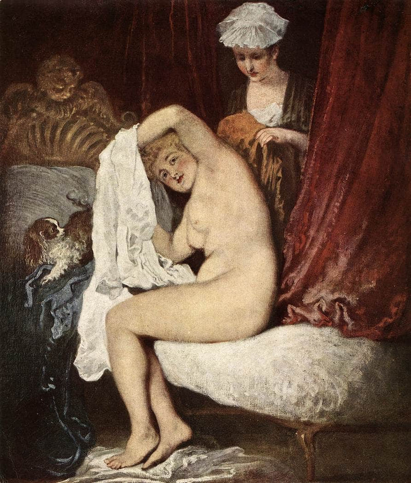 The Toilette by Antoine Watteau — Oil Painting Reproduction