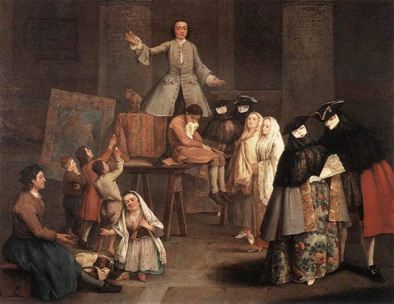 The Tooth Puller by Pietro Longhi — Oil Painting Reproduction