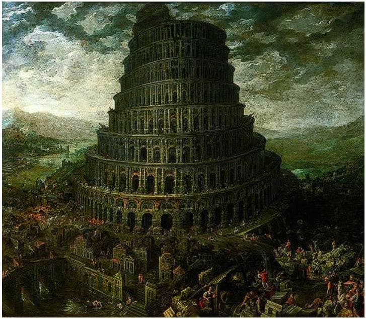 The Tower of Babel 2 by Tobias Verhaecht — Oil Painting Reproduction