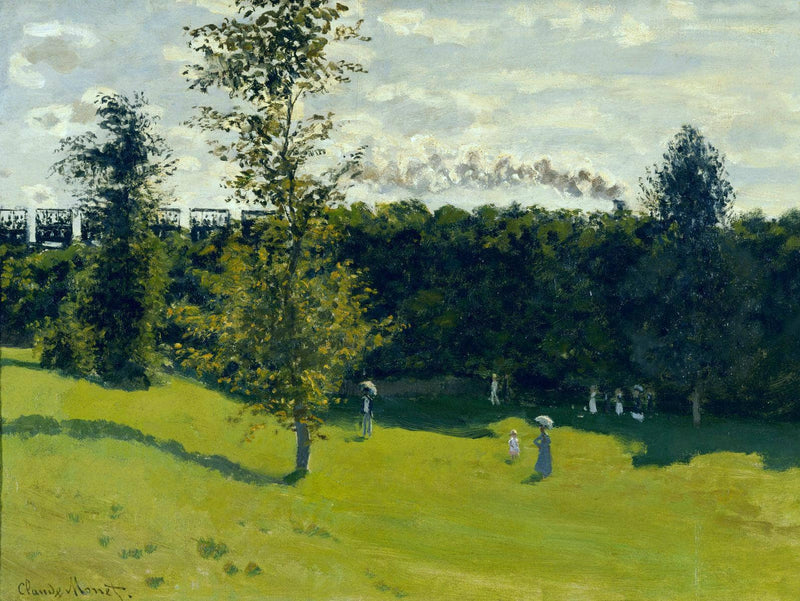 The Train in the Country by Claude Monet — Oil Painting Reproduction