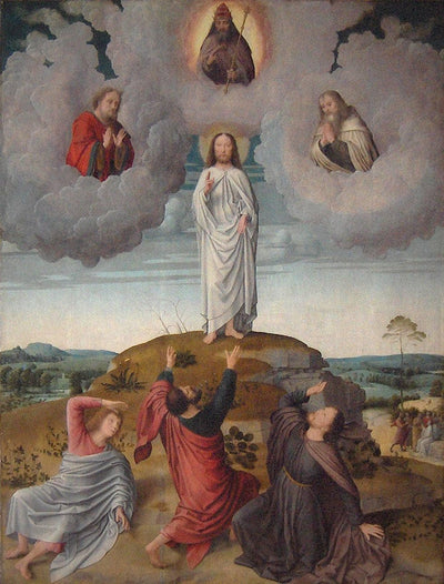 The Transfiguration of Christ (central panel) in apartment