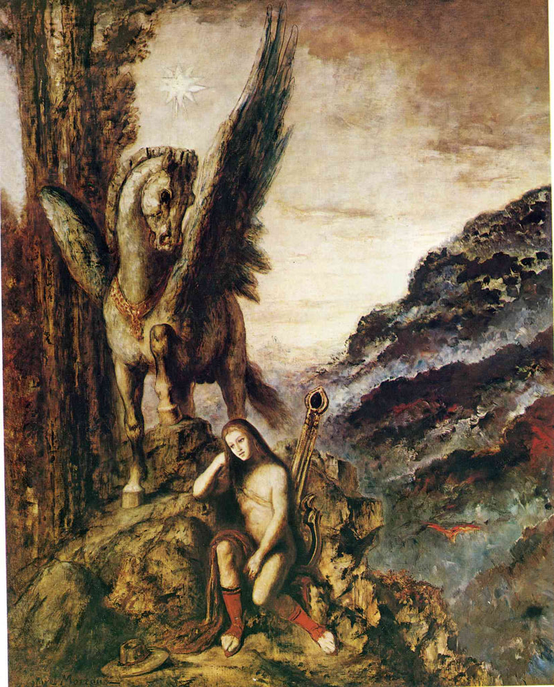 The Traveling Poet by Gustave Moreau — Oil Painting Reproduction