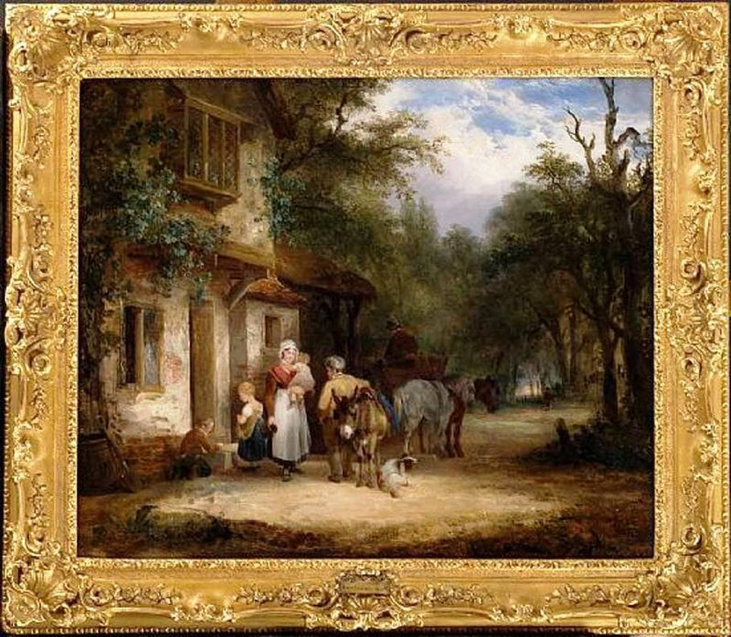 The Traveller's Rest by William Shayer — Oil Painting Reproduction
