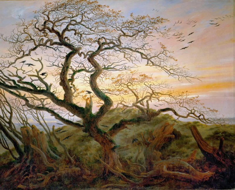 The Tree of Crows by Caspar David Friedrich — Oil Painting Reproduction