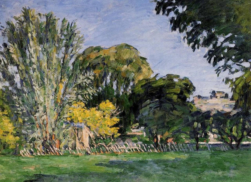 The Trees of Jas de Bouffan by Paul Cezanne — Oil Painting Reproduction
