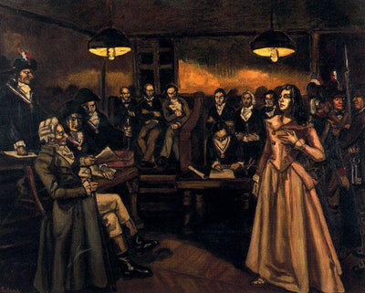 The Trial of Madame Roland in apartment