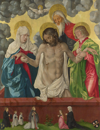 The Trinity and Mystic Pietà in modern living room