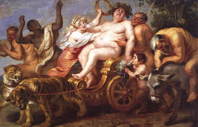 The Triumph of Bacchus in study