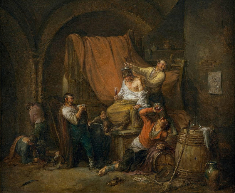The Triumph of Bacchus by Leonardo Alenza — Oil Painting Reproduction