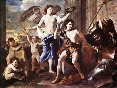 The Triumph of David in master bedroom
