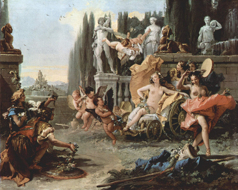 The Triumph of Flora by Giovanni Battista Tiepolo — Oil Painting Reproduction
