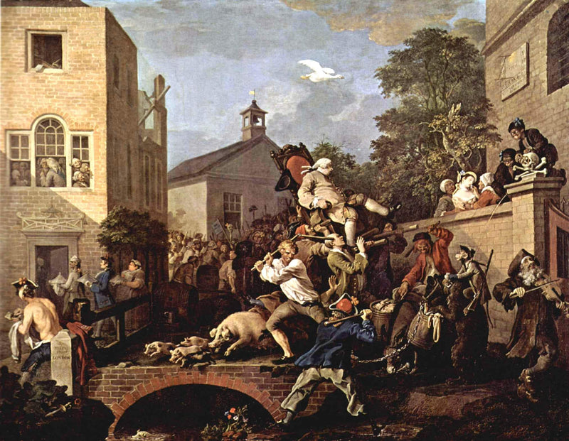 The triumph of Representatives by William Hogarth — Oil Painting Reproduction