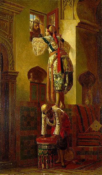 The Tryst by Jean-Leon Gerome — Oil Painting Reproduction