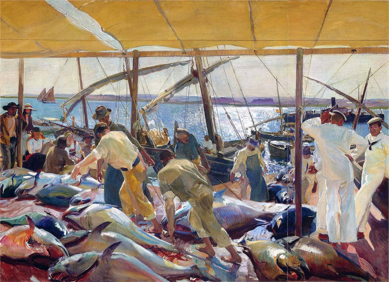 The Tunny Catch by Joaquín Sorolla — Oil Painting Reproduction