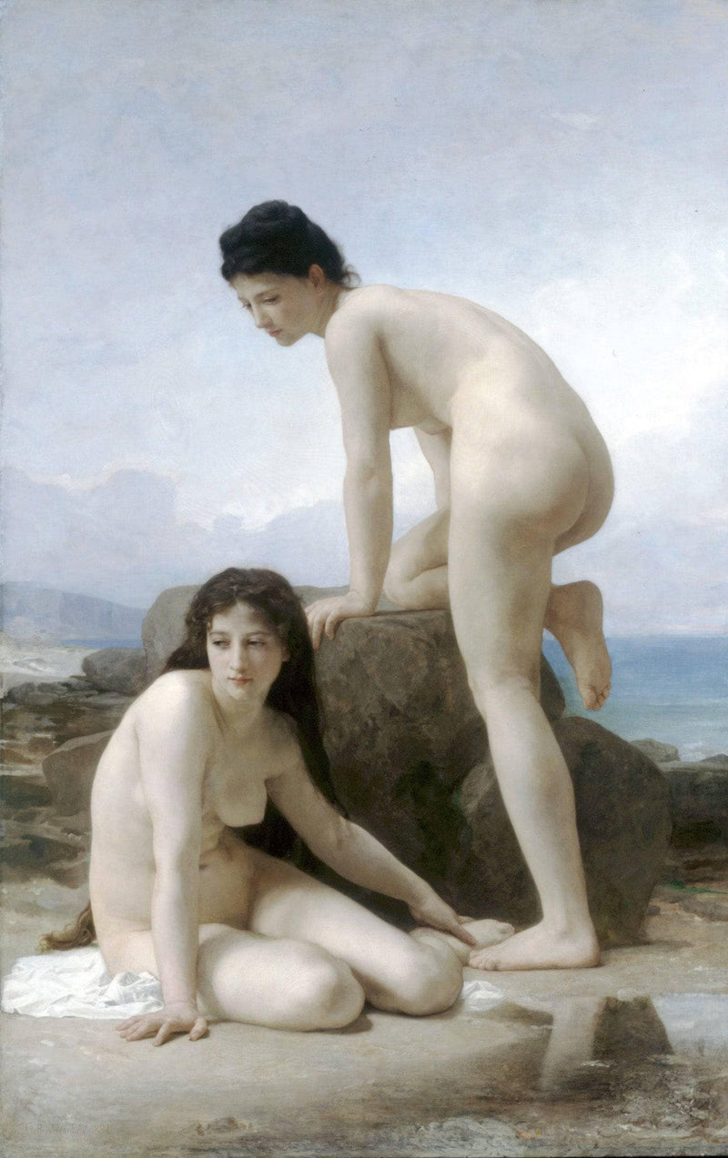 The Two Bathers by William-Adolphe Bouguereau — Oil Painting Reproduction