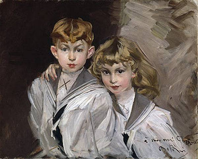 The two children in study