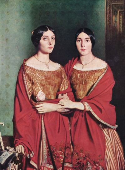The Two Sisters (of the artist) in entryway
