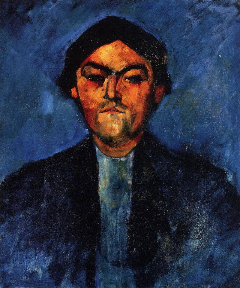 The Typographer (Pedro) by Amedeo Modigliani — Oil Painting Reproduction