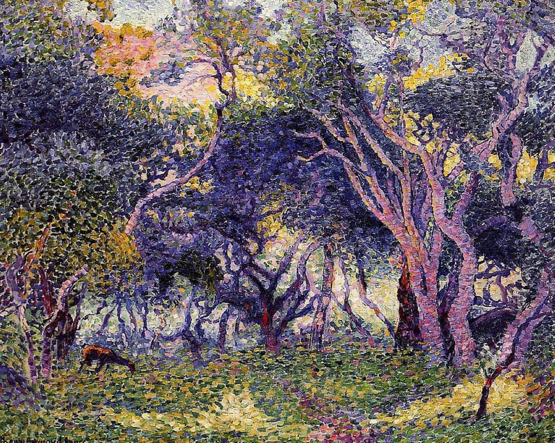 The Undergrowth by Henri-Edmond Cross — Oil Painting Reproduction