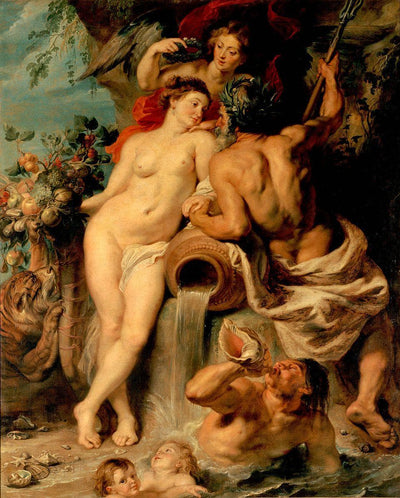 The Union of Earth and Water in entryway