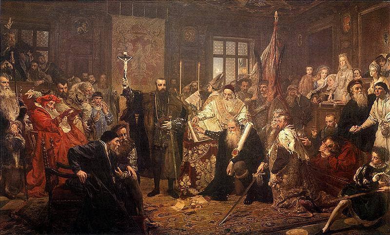 The Union of Lublin by Jan Matejko — Oil Painting Reproduction