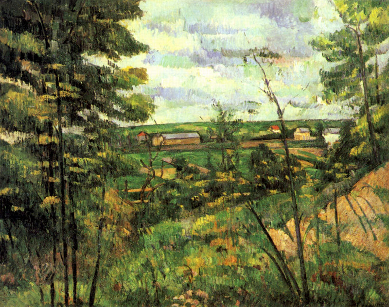 The valley of the Oise by Paul Cezanne — Oil Painting Reproduction