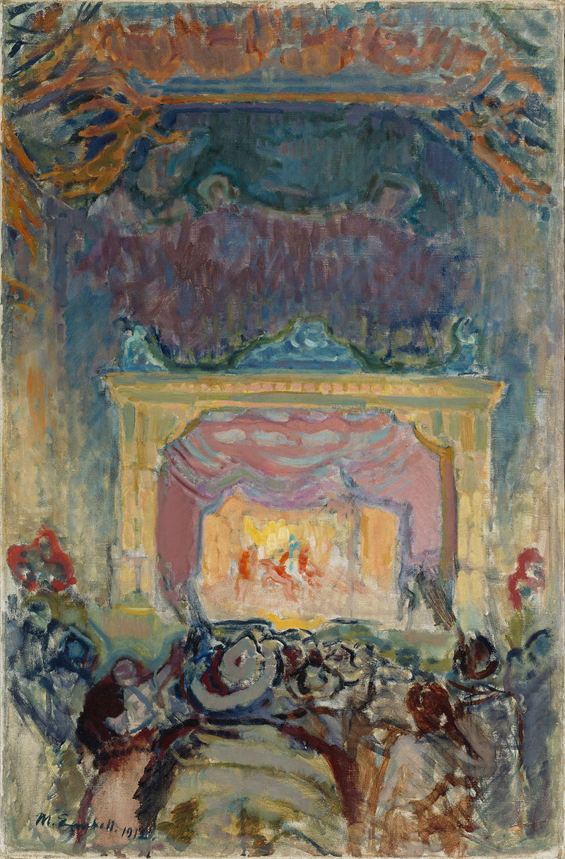 The Variety Theatre in Paris by Magnus Enckell — Oil Painting Reproduction