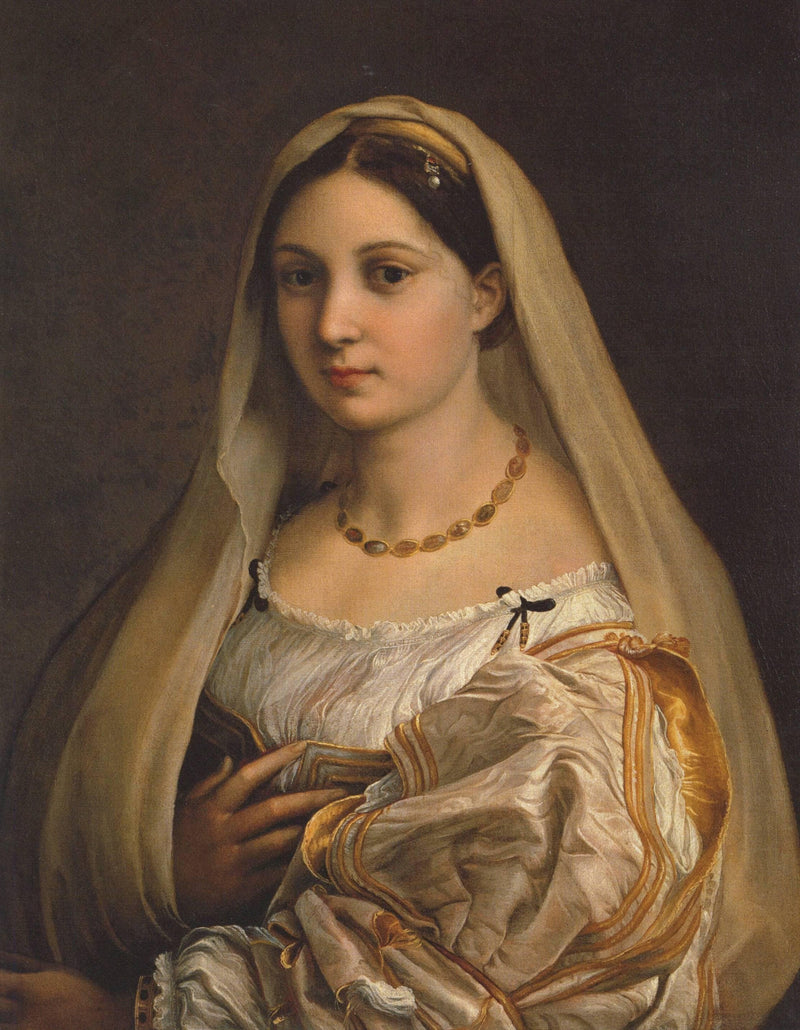 The Veiled Woman, or La Donna Velata by Raphael — Oil Painting Reproduction